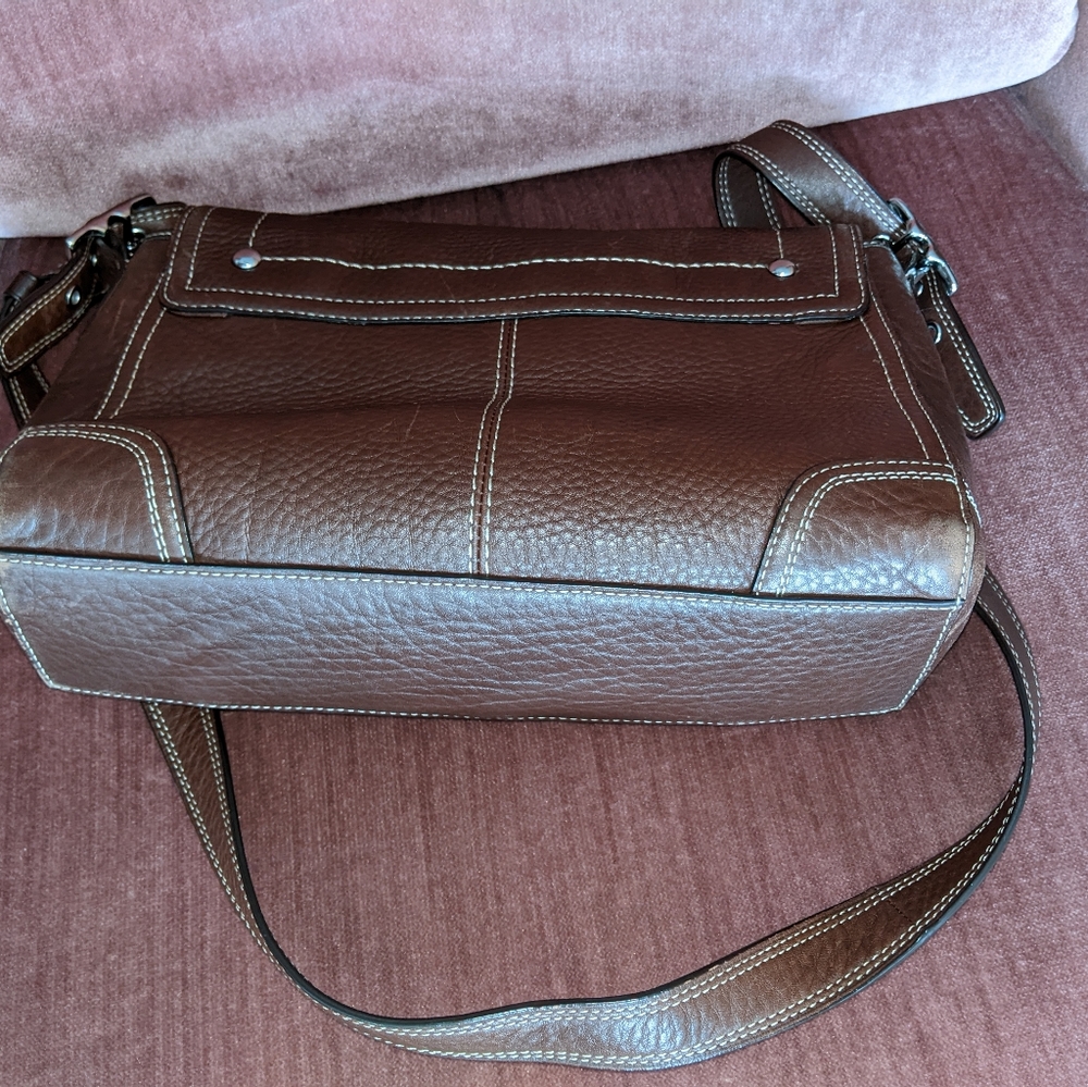 COACH brown full grain crossbody bag F13957 - Picture 2 of 9
